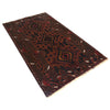 Baluchi Rug Handmade Multi Geometric 4x7 ft