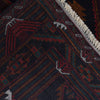 Baluchi Rug Handmade Multi Geometric 4x7 ft