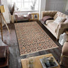 Soumak Kilim Area Rug Handmade White Floral 4x6 ft