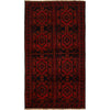 Baluchi Rug Handmade Multi Geometric 4x7 ft