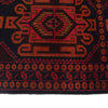 Baluchi Rug Handmade Multi Geometric 4x7 ft