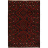 Baluchi Rug Handmade Multi Geometric 4x6 ft