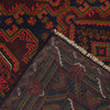 Baluchi Rug Handmade Multi Geometric 4x6 ft