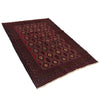 Baluchi Rug Handmade Red Geometric 4x6 ft