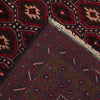 Baluchi Rug Handmade Red Geometric 4x6 ft
