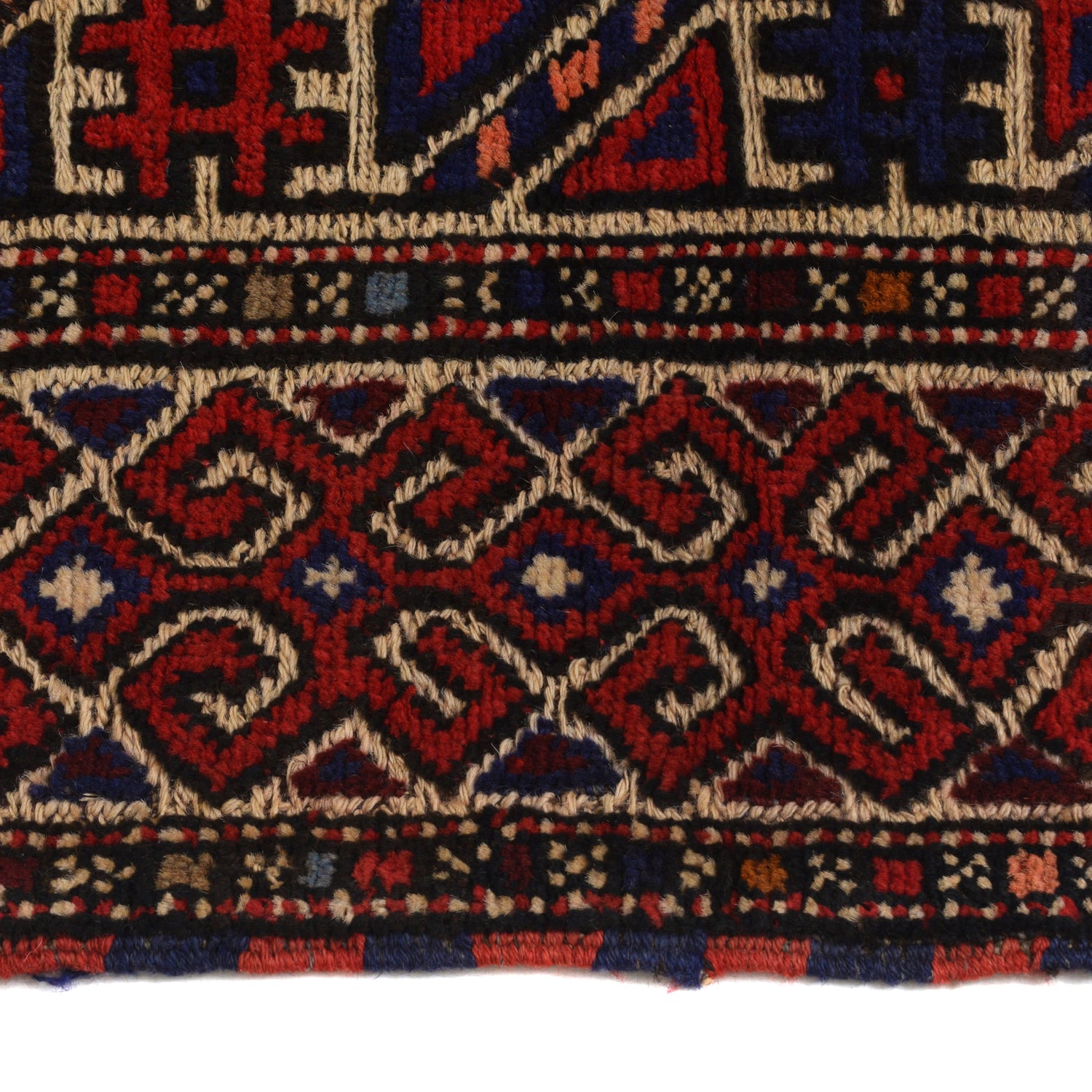 Barjasta Area Rug Handmade Beige Floral 4x6 ft