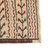 Soumak Kilim Area Rug Handmade White Pictorial 4x6 ft