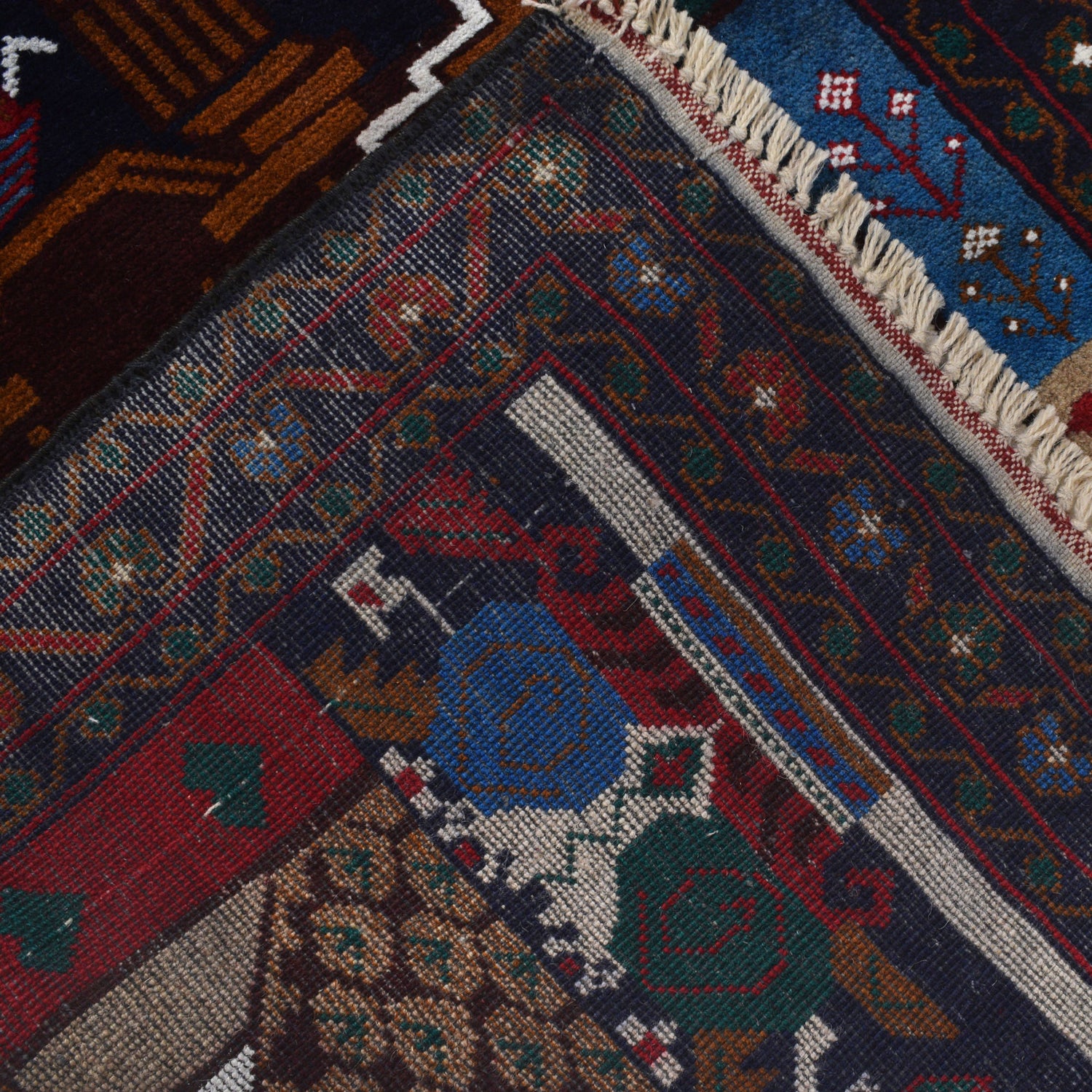 Pictorial Rug Handmade Multi Design
