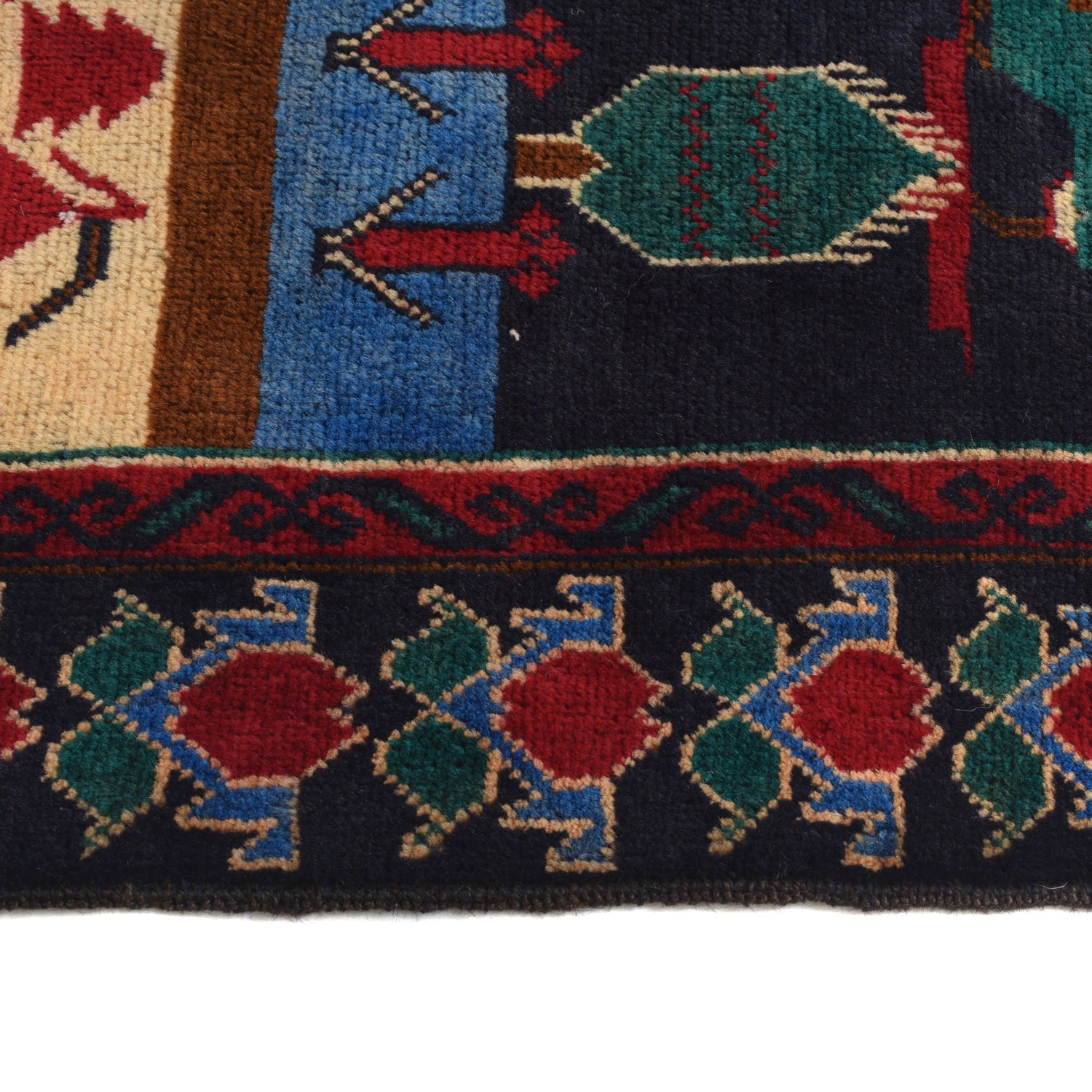 Pictorial Rug Handmade Multi Design