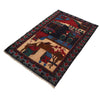 Pictorial Rug Handmade Multi Design