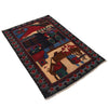 Pictorial Rug Handmade Multi Design