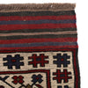 Saghari Kilim Area Rug Handmade Beige Floral 3x5 ft