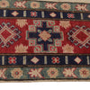Kazak Rug Handmade Ivory Medallion 9x12 ft