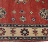 Kazak Rug Handmade Red Medallion 4x7 ft