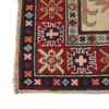 Kazak Rug Handmade Ivory Medallion 3x5 ft