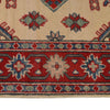 Kazak Rug Handmade Ivory Medallion 3x5 ft