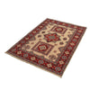 Kazak Rug Handmade Ivory Medallion 3x5 ft