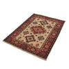 Kazak Rug Handmade Ivory Medallion 3x5 ft