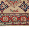 Kazak Rug Handmade Ivory Medallion 3x5 ft