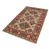Kazak Rug Handmade Ivory Medallion 3x5 ft