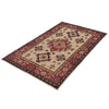 Kazak Rug Handmade Ivory Medallion 3x5 ft