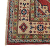 Kazak Rug Handmade Red Medallion 3x5 ft