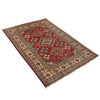 Kazak Rug Handmade Red Medallion 3x5 ft