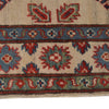 Kazak Rug Handmade Ivory Medallion 3x5 ft
