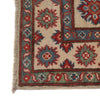 Kazak Rug Handmade Ivory Medallion 3x5 ft