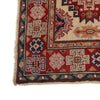 Kazak Rug Handmade Ivory Medallion 2x4 ft