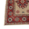 Kazak Rug Handmade Ivory Medallion 2x4 ft