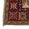 Kazak Rug Handmade Ivory Medallion 2x4 ft