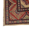 Kazak Rug Handmade Ivory Medallion 2x4 ft