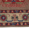 Kazak Rug Handmade Gray Medallion 2x4 ft