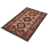Kazak Rug Handmade Ivory Medallion 2x4 ft