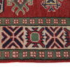 Kazak Rug Handmade Red Medallion 2x4 ft