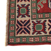 Kazak Rug Handmade Red Medallion 2x4 ft