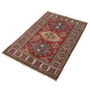 Kazak Rug Handmade Red Medallion 2x4 ft