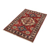 Kazak Rug Handmade Red Medallion 2x4 ft
