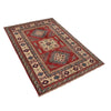 Kazak Rug Handmade Red Medallion 3x5 ft