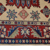 Kazak Rug Handmade Ivory Medallion 3x5 ft