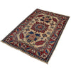 Kazak Rug Handmade Ivory Medallion 3x5 ft