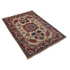 Kazak Rug Handmade Ivory Medallion 3x5 ft