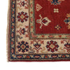 Kazak Rug Handmade Red Medallion 3x5 ft
