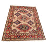 Kazak Rug Handmade Ivory Medallion 3x5 ft