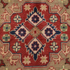 Kazak Rug Handmade Gray Medallion 3x5 ft