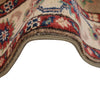 Kazak Rug Handmade Gray Medallion 3x5 ft