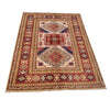 Kazak Rug Handmade Ivory Medallion 3x5 ft