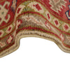 Kazak Rug Handmade Ivory Medallion 3x5 ft