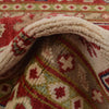 Kazak Rug Handmade Ivory Medallion 3x5 ft